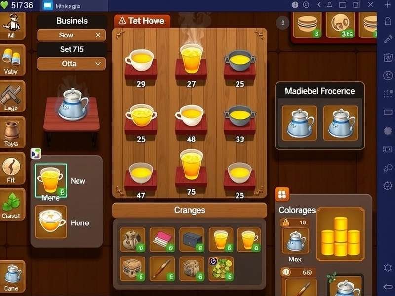 Chai Brewing Legend business management interface