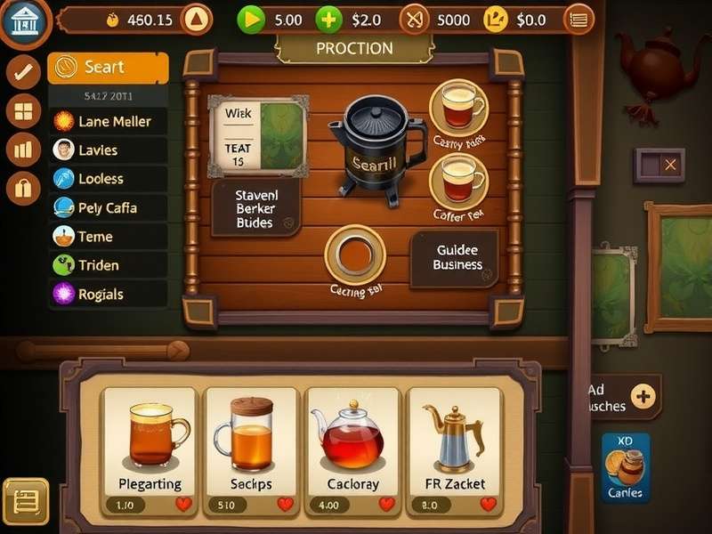 Chai Brewing Legend gameplay screenshot showing tea preparation